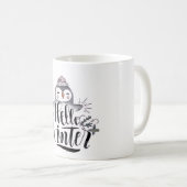 Hello Winter Penguin Mug Koffiemok (Voorkant rechts)