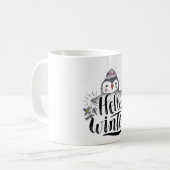Hello Winter Penguin Mug Koffiemok (Voorkant links)