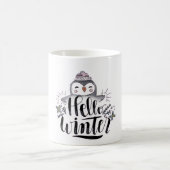 Hello Winter Penguin Mug Koffiemok (Center)