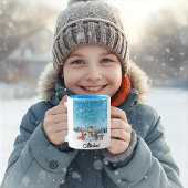 Hello Winter Personalized Mug Mok