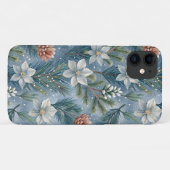 Hello Winter Pines & Flowers Case-Mate iPhone Case (Achterkant (horizontaal))