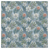 Hello Winter Pines & Flowers Stof (Swatch)