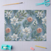 Hello Winter Pines & Flowers Tissuepapier (Craft)