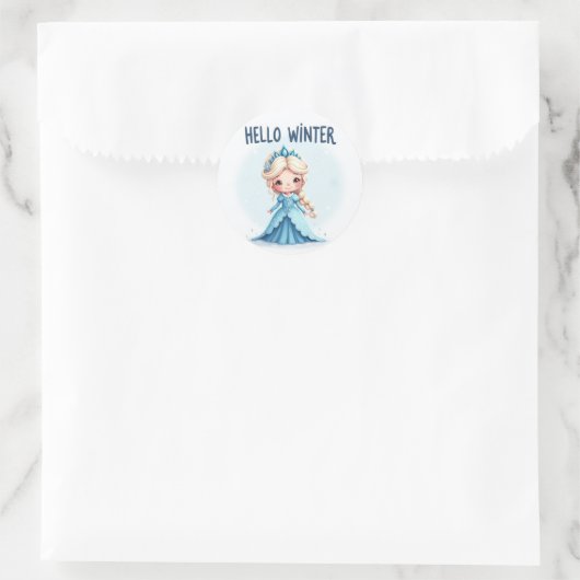 Hello Winter Princess Sticker (Tas)