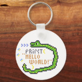 hello word en python! sleutelhanger (Achterkant)