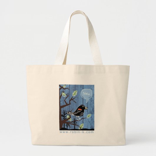 Hellobird Grote Tote Bag (Voorkant)