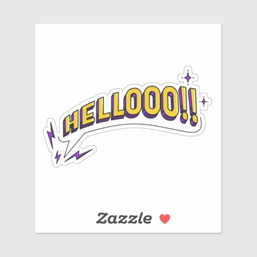 HELLOOO! Sticker (Vel)