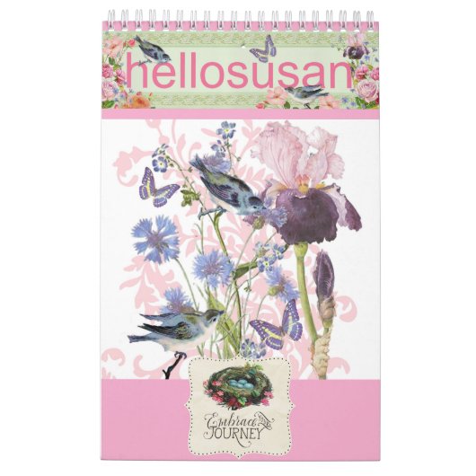 hellosusan Design 12 Maand Kalender 2026 (Achterkant)