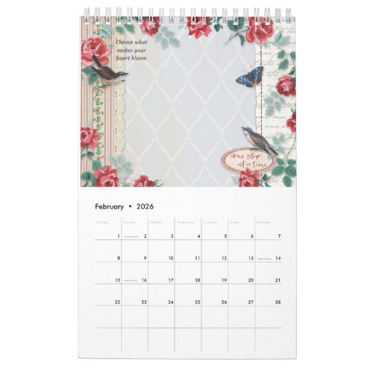 hellosusan Design 12 Maand Kalender 2026 (Feb 2026)