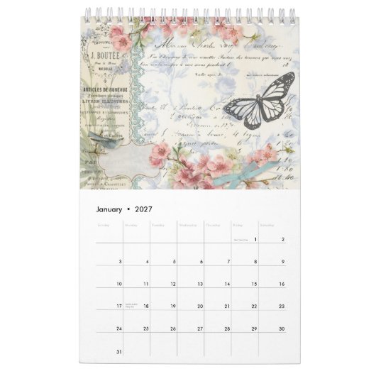 hellosusan Design 12 Maand Kalender 2026 (Jan 2027)