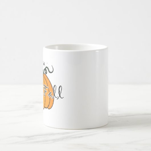 Hellow Pumpkin Herfst Pumpkin Hallo Herfst Koffiemok (Center)