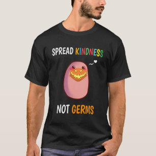 Helloween aardappel met een masker verspreid vrien t-shirt