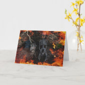 Helloween Kaart (Gele Bloem)