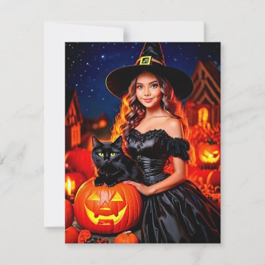 Helloweenkaart Feestdagenkaart (Voorkant)