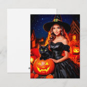 Helloweenkaart Feestdagenkaart (Voorkant / Achterkant)