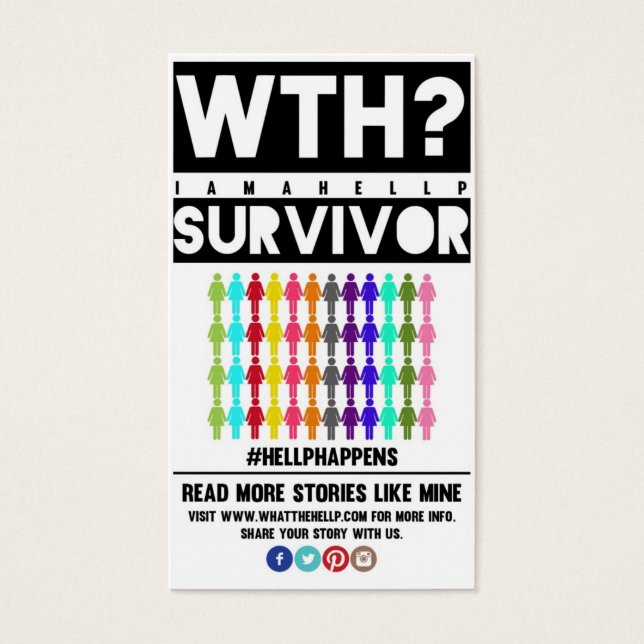 HELLP Syndrome Awareness Visitekaartjes (Voorkant)