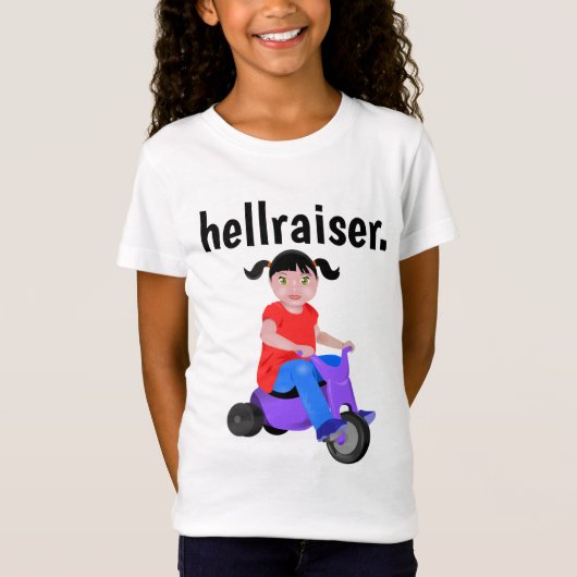 hellraiser FUNNY GIRLS KINDER T-shirts (Voorkant)