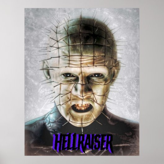 Hellraiser Pinhead Horror Poster (Voorkant)