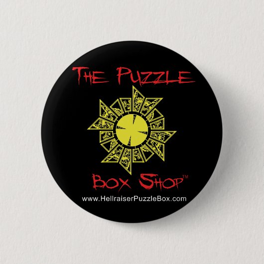 Hellraiser Puzzle Box Ronde Button 5,7 Cm (Voorkant)