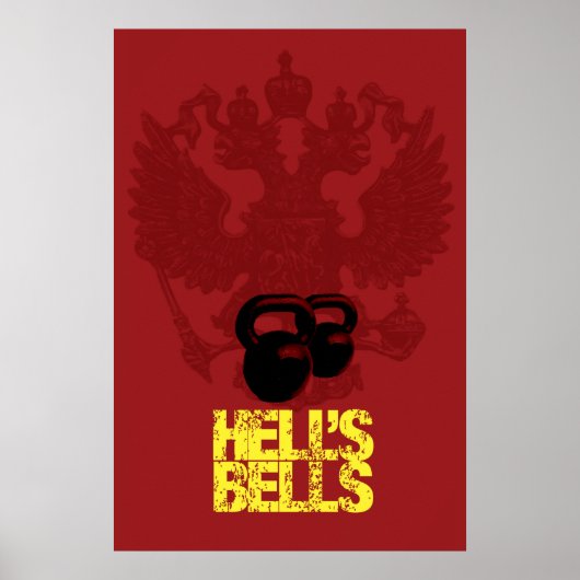 Hell's Bells - Kettlebell Poster (Voorkant)