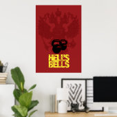Hell's Bells - Kettlebell Poster (Thuiskantoor)
