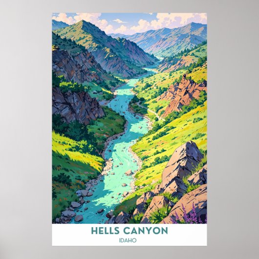 Hells Canyon, Idaho Poster (Voorkant)