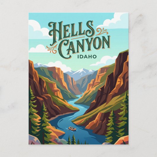 Hells Canyon National Recreation Area VS Briefkaart (Voorkant)