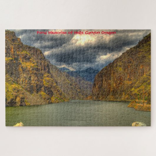 Hells Canyon Oregon. Jigzaag Puzzle Legpuzzel (Horizontaal)