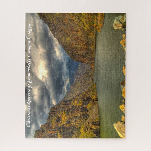 Hells Canyon Oregon. kerstcadeautjes Legpuzzel (Verticaal)