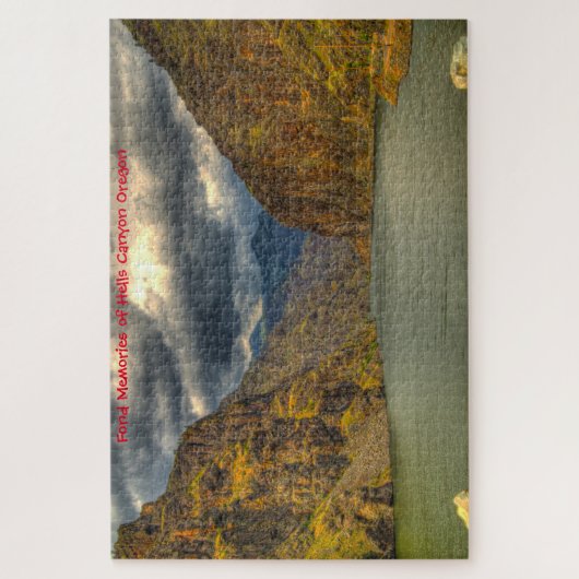 Hells Canyon Oregon. Legpuzzel (Verticaal)