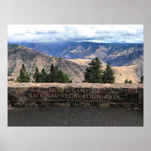 Hells Canyon Schilderachtig Byway, OF Poster (Voorkant)