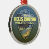 Hells Canyon WA Metalen Ornament (Rechts)