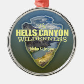 Hells Canyon WA Metalen Ornament (Voorkant)