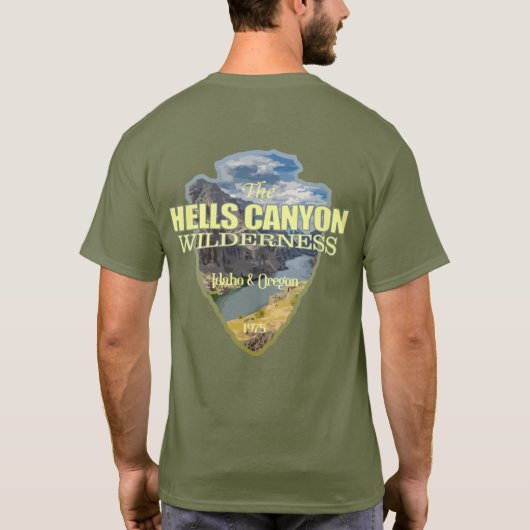 Hells Canyon WA T-shirt (Achterkant)