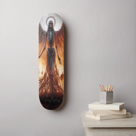 Hells Fire Skateboard Deck (Muurkunst)