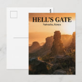 Hell's Gate, Naivasha, Nakuru County Briefkaart (Voorkant / Achterkant)
