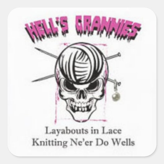 Hell's Grannies stickers (Voorkant)