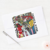 HELLS HAVEN INDICA KUSH VIERKANTE STICKER (Envelop)