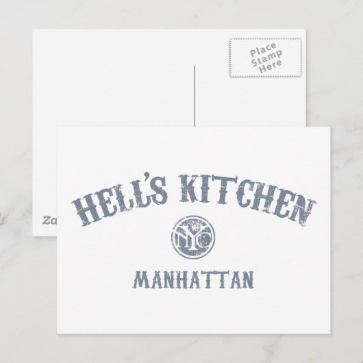 Hell's Kitchen Briefkaart (Voorkant / Achterkant)