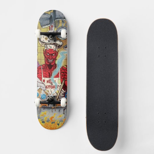 HELL'S KITCHEN DEVIL SKATEBOARD (Voorkant)