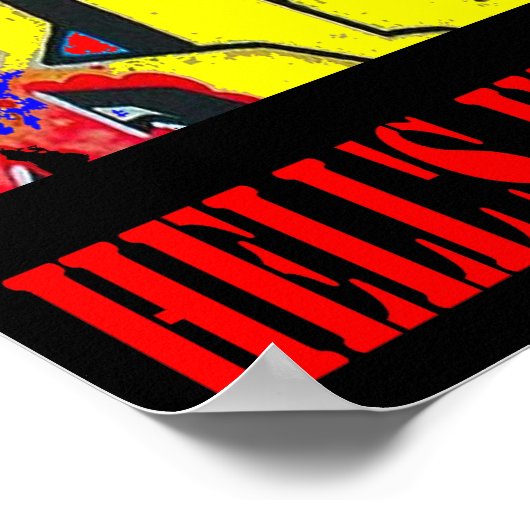 Hell's Kitchen District Label, New York City Poster (Hoek)