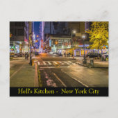 Hell's Kitchen in New York City Briefkaart (Voorkant)