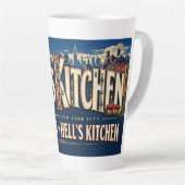 Hell's Kitchen Manhattan NYC Latte Mok (Rechterhoek)