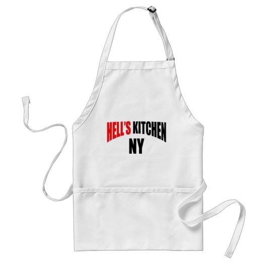 Hell's Kitchen: New York Aprons Standaard Schort (Voorkant)