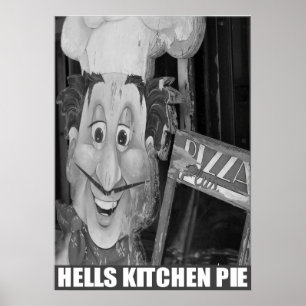 "Hell's Kitchen Pie" van Urban59 Studio Poster