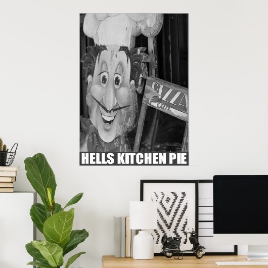 "Hell's Kitchen Pie" van Urban59 Studio Poster (Thuiskantoor)