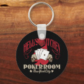 Hells Kitchen Poker Room, New York City Sleutelhan Sleutelhanger (Voorkant)