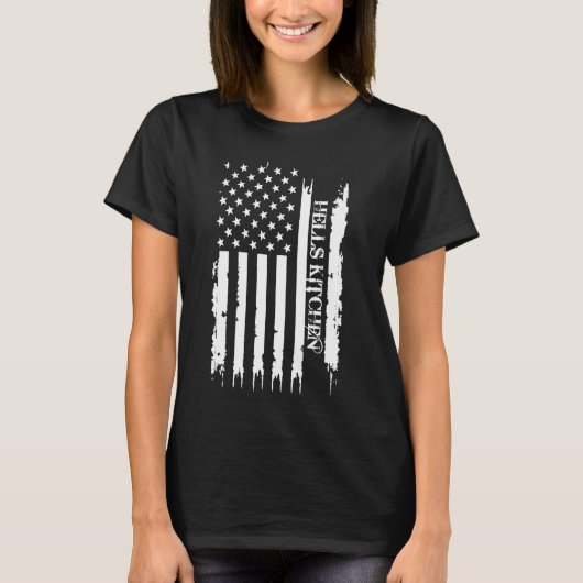 Hells Kitchen Verenigde Staten ontdaan van Amerika T-shirt (Voorkant)
