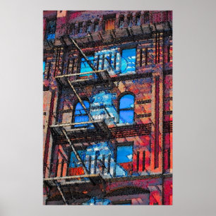 Hell's Kitchen "Windermere Building" 57th & 9th Poster