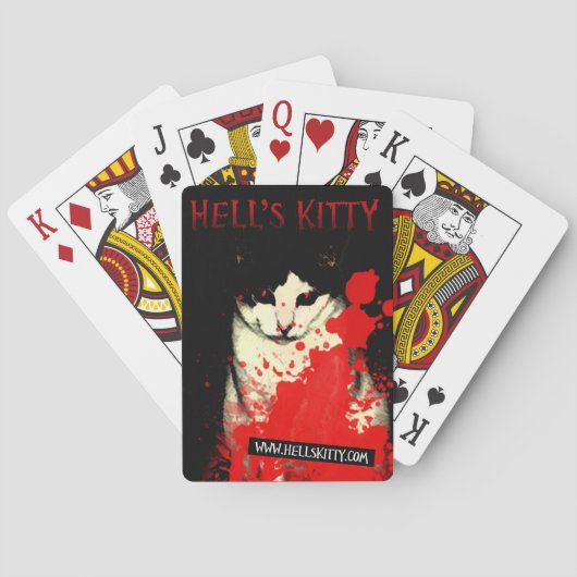 Hell's Kitty Playing Cards Speelkaarten (Achterkant)